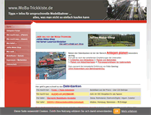 Tablet Screenshot of moba-trickkiste.de